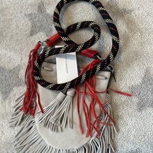 Rebecca Minkoff - woven-cord bag strap